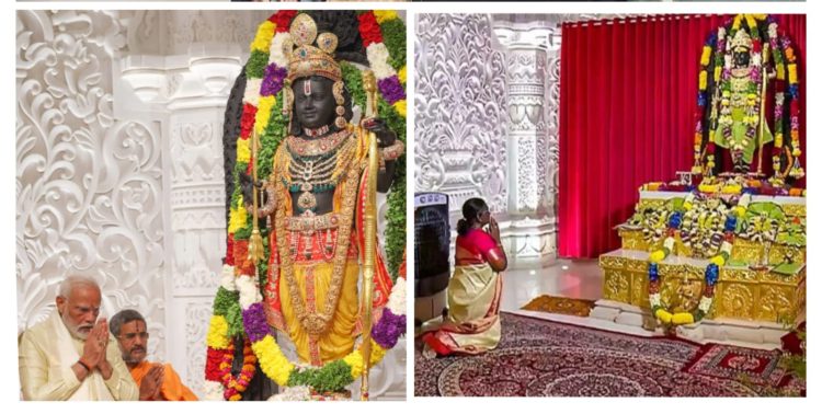 राष्ट्रपति और प्रधानमंत्री का श्रीरामलला के प्रति समर्पण क्या हिंदू राष्ट्र की मौखिक उद्घोषणा है?