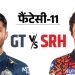 GT vs SRH फैंटेसी इलेवन:हेड और सुदर्शन अपनी-अपनी टीमों के सर्वश्रेष्ठ स्कोरर; दोनों में से एक कप्तान बन सकता है