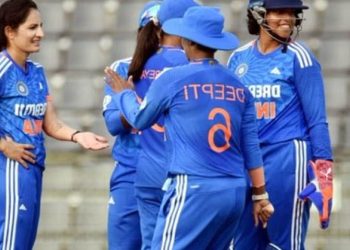 भारत की महिला टी-20 जीत का चौका:  भारत ने डकवर्थ लुईस मैथड में 56 रन से जीत हासिल की; सीरीज 4-0 से जीत