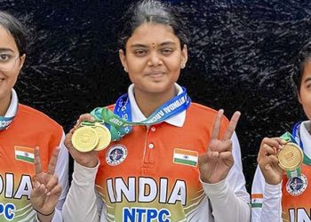आर्चरी विश्व कप स्टेज दो:  भारतीय कंपाउंड तीरंदाजी टीम ने गोल्ड जीता, मिक्स्ड टीम ने सिल्वर जीता