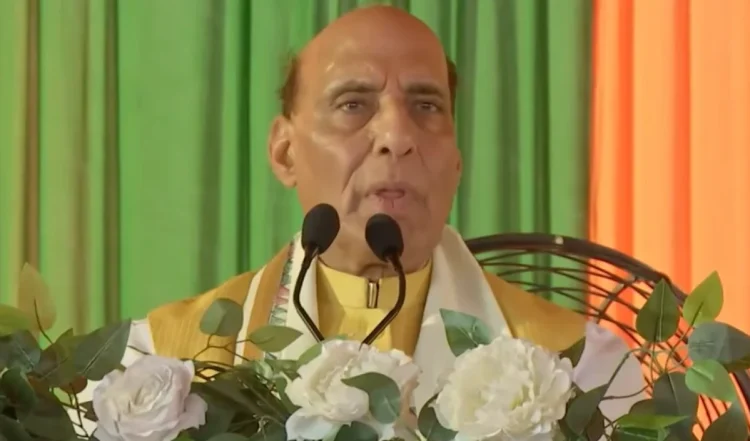 राजनाथ सिंह बोले, जम्मू-कश्मीर में लोकतंत्र की प्रगति से पाकिस्तान दुखी है।