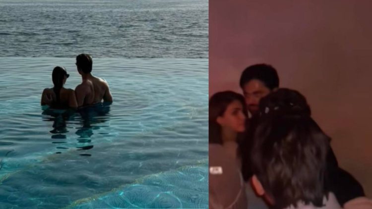 कृति सेनन किसकी बाहों में नजर आईं? पूल में भी दिखी रोमांटिक, शख्स का कनेक्शन MS Dhoni से