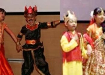 कम उम्र में ही आराध्या ने निभाया सीता का किरदार, भगवा साड़ी में ऐश्वर्या की बेटी का दिव्य रूप!