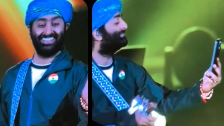 कॉन्सर्ट के दौरान अरिजीत सिंह को आया पापा का कॉल, सिंगर ने जो किया उस पर फैंस हुए फिदा, संस्कारों की जमकर तारीफ।