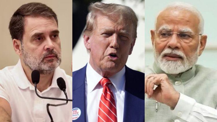 नई दिल्ली:ट्रंप के बयान से भारत में सियासी हलचल, BJP ने कांग्रेस पर किए बड़े हमले