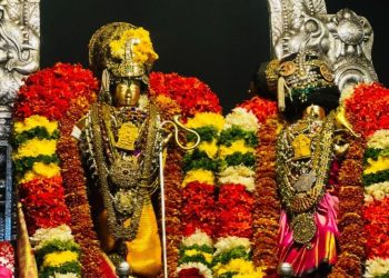 रंगनाथ भगवान का दस दिवसीय ब्रह्मोत्सव: सोने की पुण्य कोटि में विराजमान भगवान ने किया नगर भ्रमण, भक्तों को दिए दर्शन
