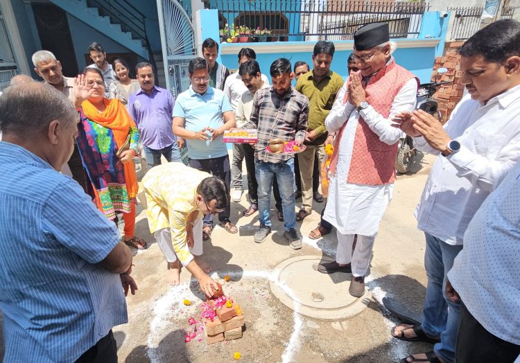 विधायक डा. नीरज बोरा ने किया विकास कार्यों का भूमिपूजन