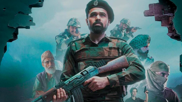 कश्मीर में हुआ ‘ग्राउंड ज़ीरो’ का प्रीमियर, इमरान ने BSF जवानों के साथ खिंचवाई तस्वीरें।