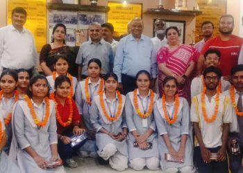 महाराजा अग्रसेन पब्लिक स्कूल के मेधावी सम्मानित