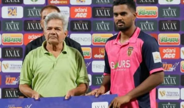 UP T20 League: इस खिलाड़ी ने किया धमाका, आखिरी ओवर की 5 गेंदों में बदल दिया मैच का रुख, देखें कितने रन बनाए